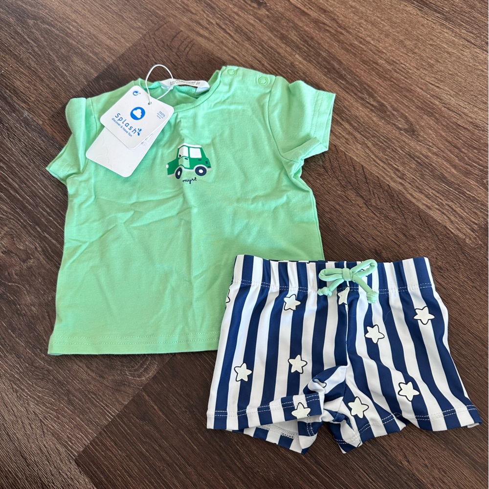 Mayoral baby boy swim shorts set